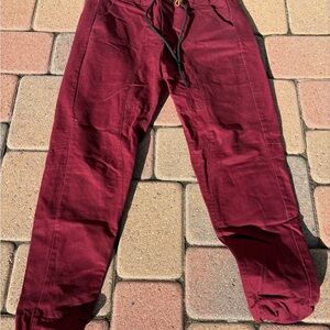 Men's Burgundy Pants